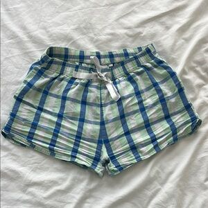 Plaid Pajama Shorts